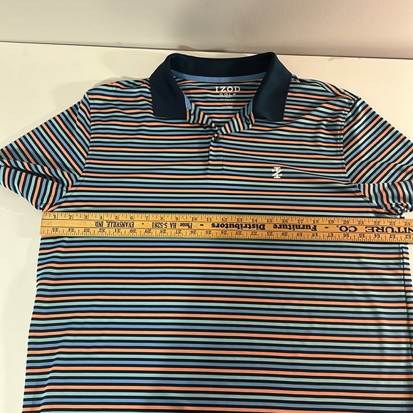 IZOD Men’s Golf Printed Polo with Stretch Sz Large - Picture 7 of 10